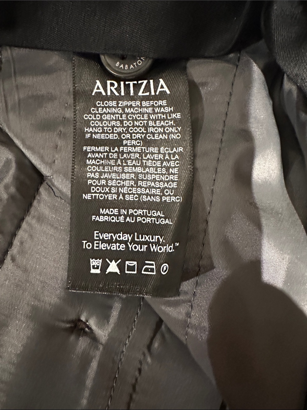 Aritzia Babaton Agency Pant Heather Charcoal Gray Size 4 NWOT - Picture 10 of 11